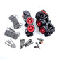 SUPERMOTO DOUBLE DISCS BRAKE CALIPERS // BLACK