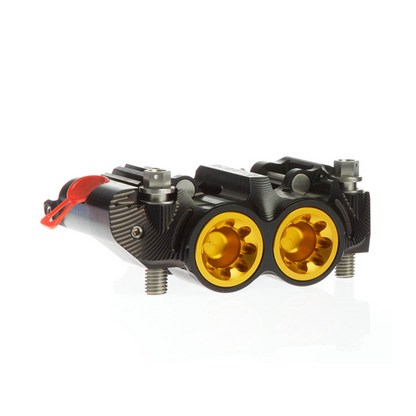 SUPERMOTO DOUBLE DISCS BRAKE CALIPERS // BLACK