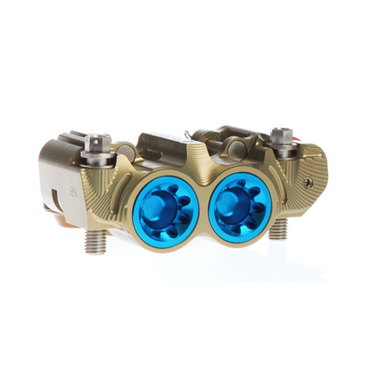 SUPERMOTO DOUBLE DISCS BRAKE CALIPERS // NATURAL